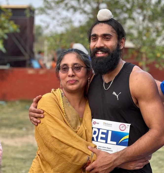 Image from: ‘One day you’ll see me running on TV’: Gurindervir narrates childhood story to PM Modi on Mann Ki Baat