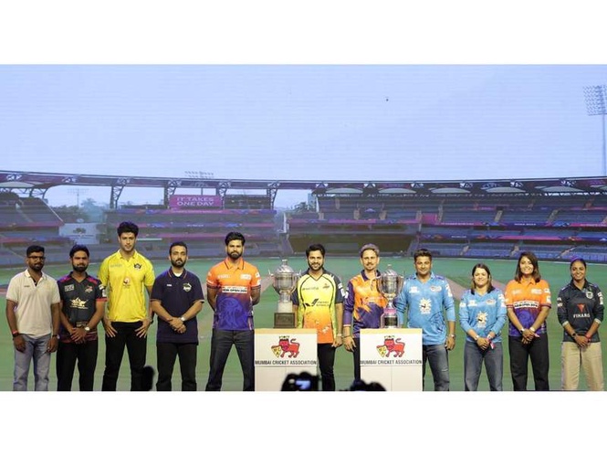 Image from: Rahane, Iyer, Satghare among captains headline grand season launch of T20 Mumbai League