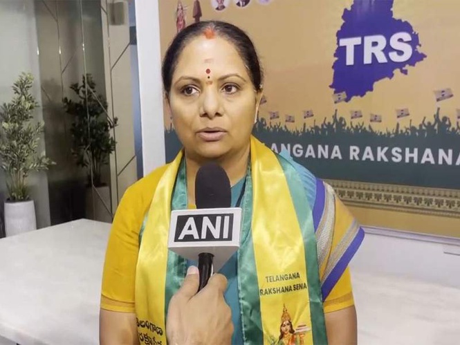 Image from: TRS chief K Kavitha condemns attack on Abhishek Banerjee, says violence has no place in democracy
