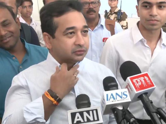 Image from: "In democracy, public gives love and also throws eggs": BJP's Nitesh Rane over attack on Abhishek Banerjee