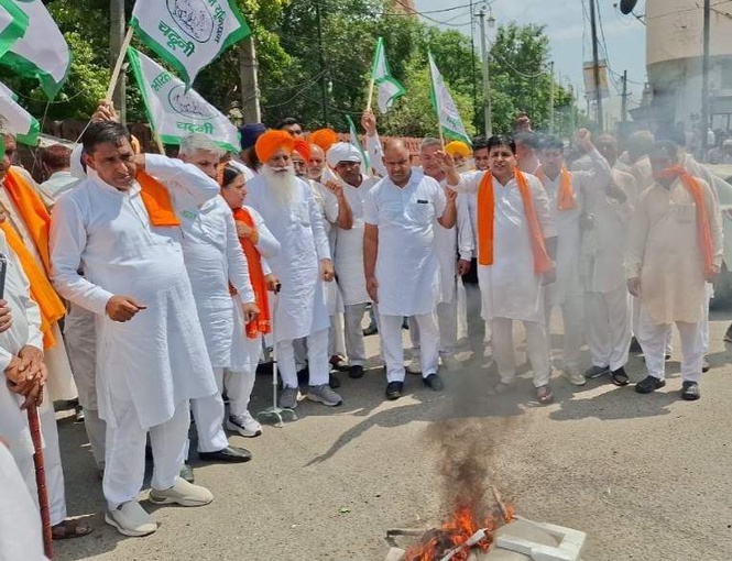 Image from: Farmers oppose India-US trade deal, warn of protests across Haryana on June 4