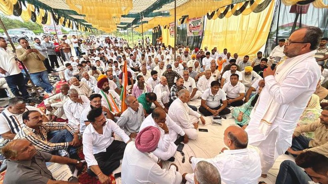 Image from: Ambala MP launches signature campaign against waterlogging issue in Lok Sabha constituency