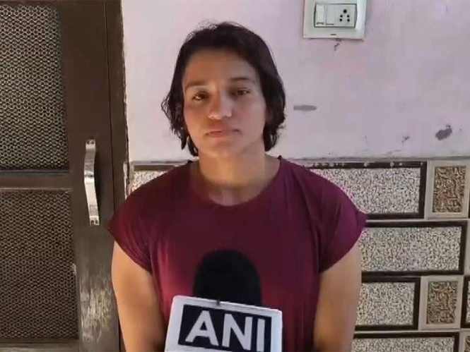 Image from: “Just wanted to fight, did not look at the result”: Meenakshi on beating Vinesh in selection trials