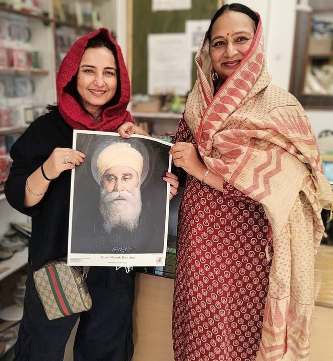 Image from: Actress Divya Dutta visits Sobha Singh Art Gallery