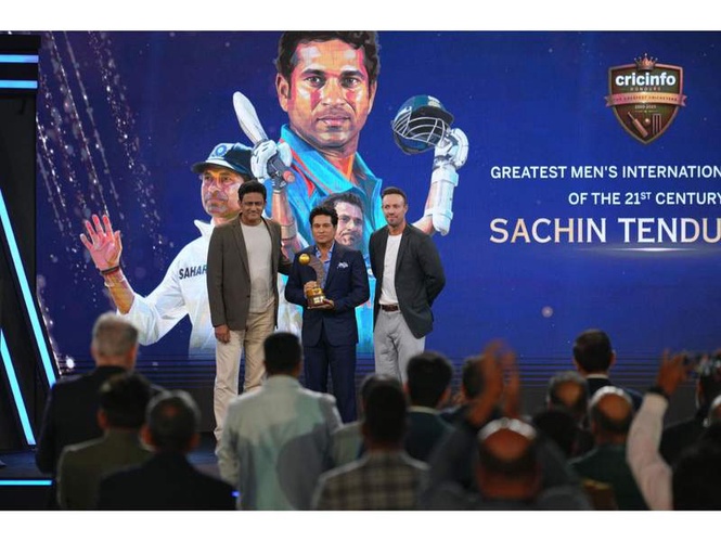 Image from: Tendulkar, Kallis, Murali, voted greatest international cricketers of 21st Century at Cricinfo Honours Awards
