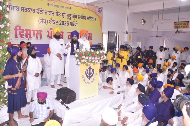 Image from: Sacrilege law: Jathedar vows ‘tough’ decision against Punjab Govt after June 6