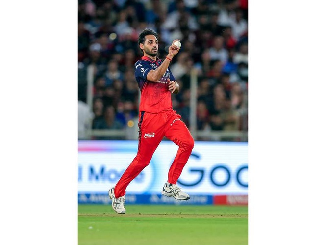 Image from: “Season went well for me”: Bhuvneshwar Kumar after RCB clinch back-to-back IPL titles