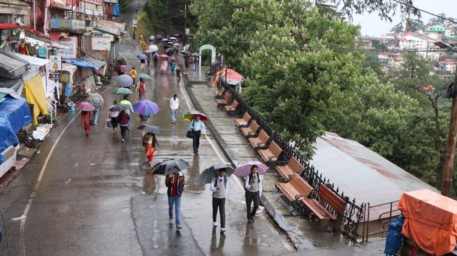 Image from: Weather alert: Yellow warning, rainfall expected in multiple districts across Himachal