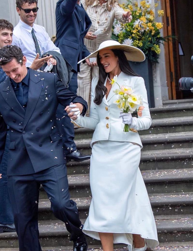 Image from: Dua Lipa and Callum Turner get married in London