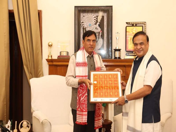 Image from: Assam CM seeks Centre's support to build state into India's sports hub