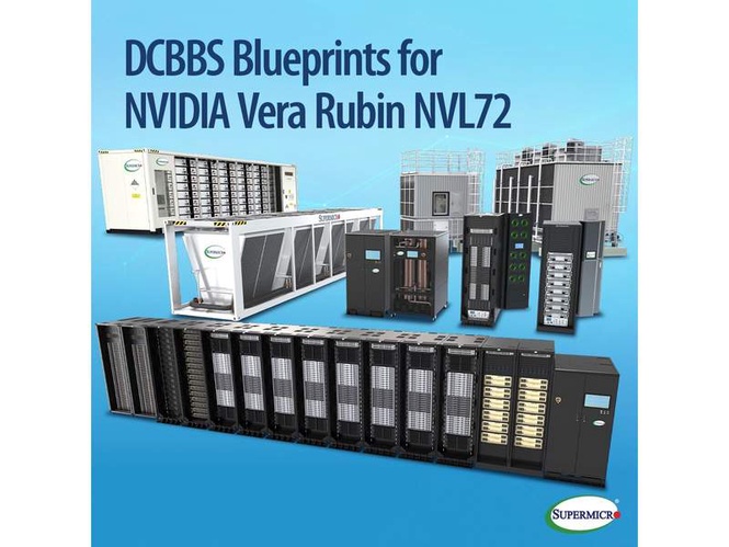 Image from: Supermicro Introduces DCBBS Blueprints for NVIDIA Vera Rubin NVL72 and NVIDIA HGX™ Rubin NVL8, Built to Scale from 5MW to 1GW as an End-to-End Total Solution