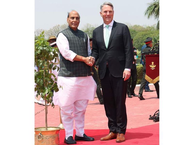 Image from: India, Australia to inaugurate joint staff talks; reaffirm commitment to Quad initiatives