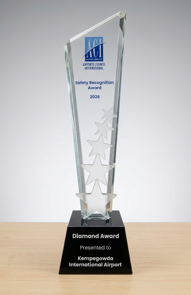 Image from: Bengaluru airport wins top global safety honour, bags ACI Diamond Award for runway safety excellence