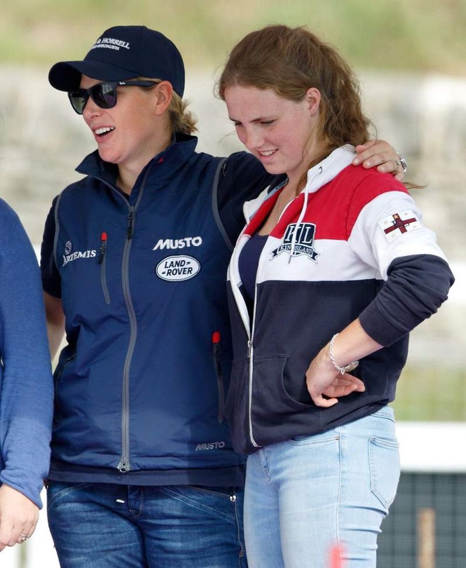 Image from: Zara's rarely-seen sister tipped to attend royal wedding in just days