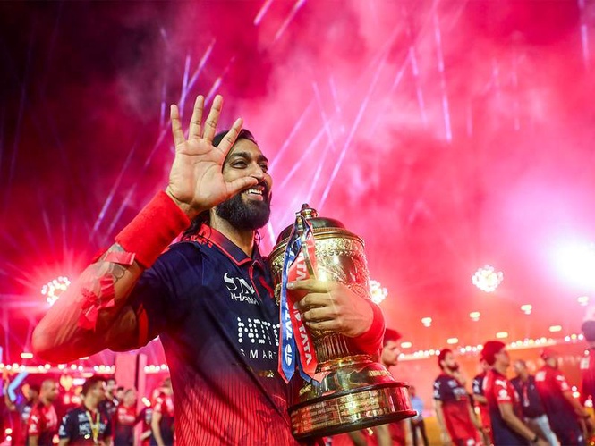 Image from: “Winning trophies has always been my biggest motivation”: Krunal Pandya after clinching his fifth IPL title