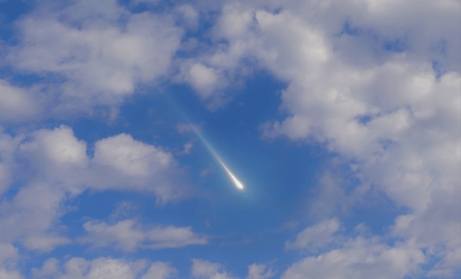 Image from: NASA Confirms Blazing 75,000 MPH Meteor Explosion Lighting Up Boston Skies and Rattling Homes