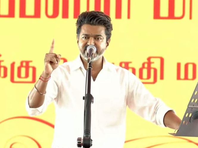 Image from: Contest only between DMK and TVK, no role or space for anyone else: Tamil Nadu CM Vijay