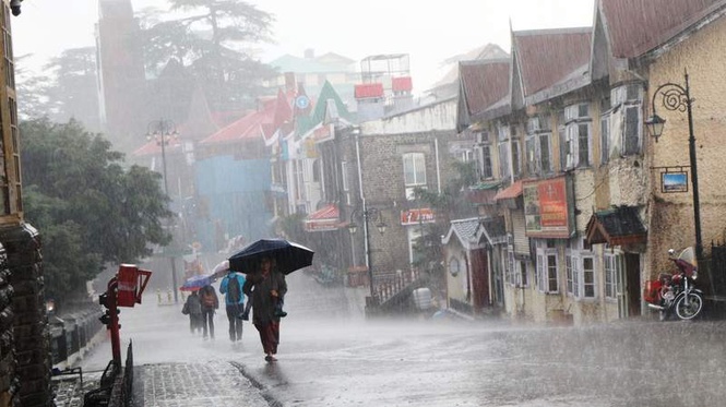 Image from: Met forecasts wet spell in Himachal till June 7; issues yellow warning for thunderstorm
