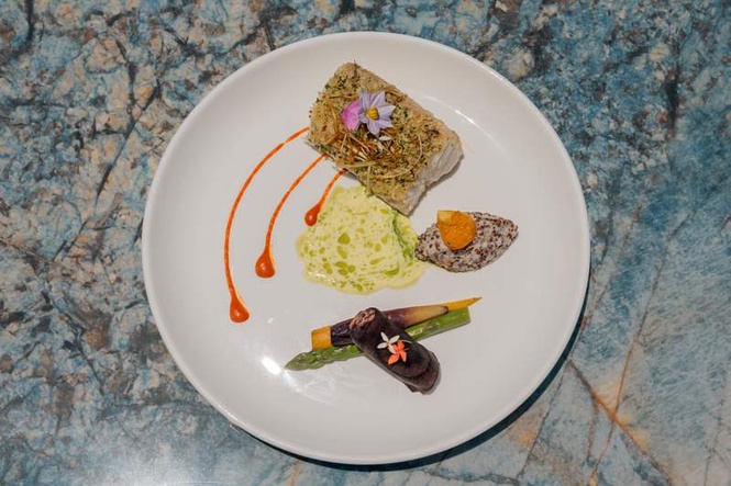Image from: Chef Prasath Vitharanage presents his signature creation Herb Crust Snapper Fish with Lemon Butter Sauce