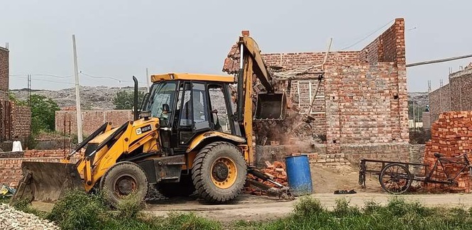 Image from: Anti-encroachment drive launched to clear govt land in urban Panchkula