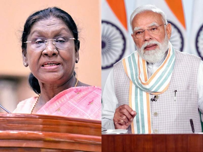 Image from: President Droupadi Murmu, PM Modi extend greetings on Telangana statehood day