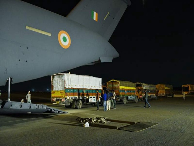 Image from: India dispatches second tranche of medical assistance to strengthen Ebola response capacities across Africa
