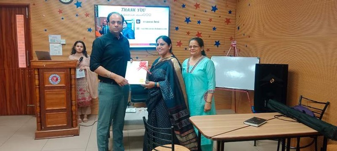 Image from: Workshop on ‘A Blissful Journey: From Entropy to Stillness’ held for teachers