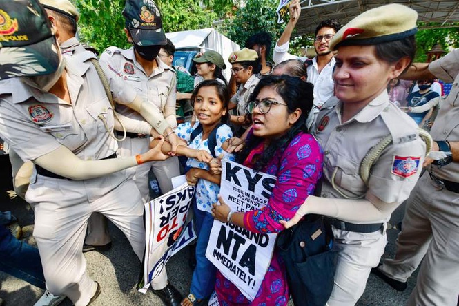Image from: 66% want Education Minister Pradhan to resign, 61% seek NTA’s dismantling: Cvoter survey