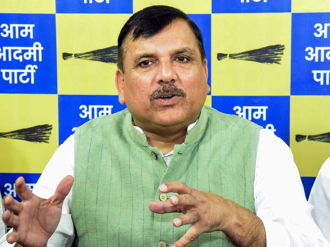 Image from: "Millions of students across country troubled by paper leaks": AAP MP Sanjay Singh