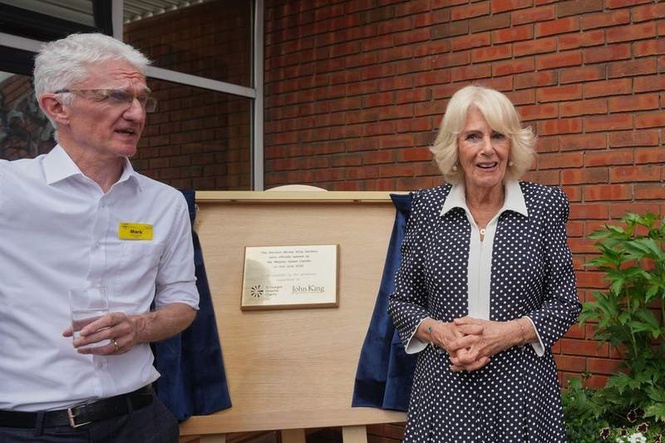 Image from: Queen Camilla opens new rooftop garden in South London hospital