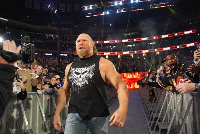 Image from: WWE’s plan for Brock Lesnar and Oba Femi’s third match shared as Clash in Italy finish questioned