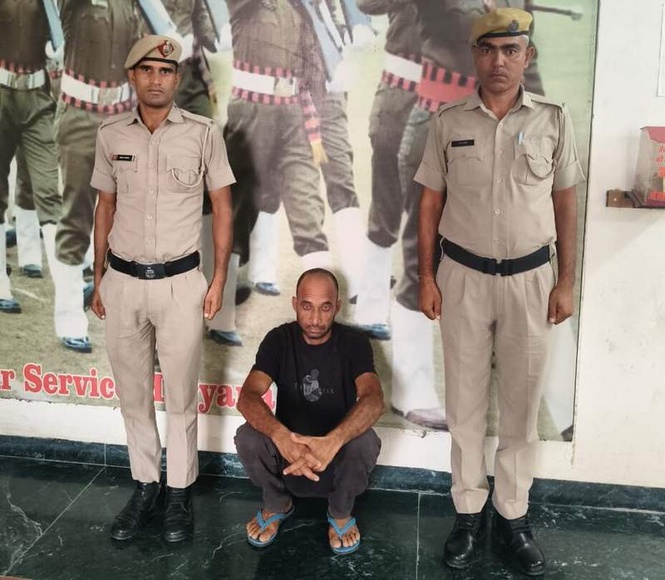 Image from: Haryana: Man strangles wife, daughter to death in Mahendragarh village; arrested