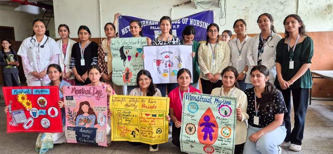 Image from: Nursing students urged to champion menstrual health awareness during Dharamsala workshop