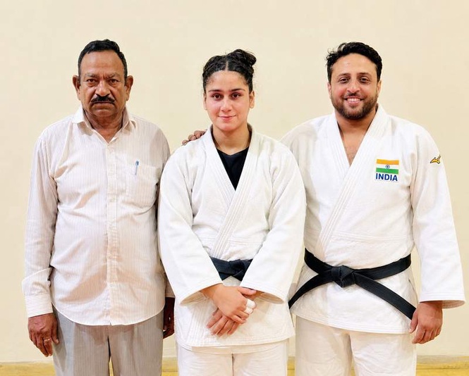 Image from: Chandigarh judoka Ishroop Narang wins bronze in Junior Asian Cup 2026