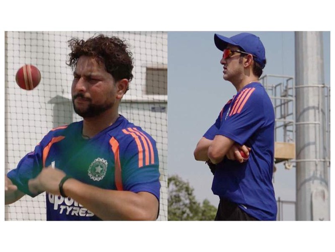 Image from: Team India kick off red-ball preparations ahead of Afghanistan Test
