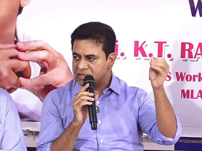 Image from: "Prove any state outperformed Telangana under KCR": KTR issues open challenge to BJP, Congress