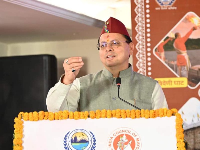 Image from: Uttarakhand: CM Dhami pitches strong municipal governance to realize PM Modi's vision of a developed nation