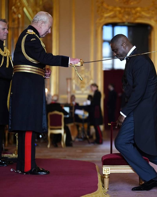 Image from: Idris Elba knighted