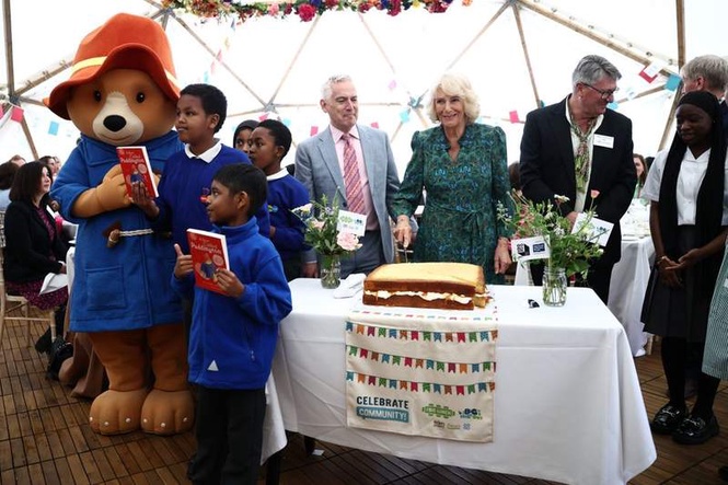 Image from: Queen Camilla joins Paddington Bear at British Library to mark National Year of Reading