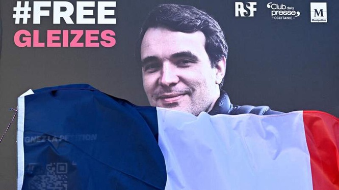 Image from: Algeria court clears way for pardon of jailed French journalist Christophe Gleizes
