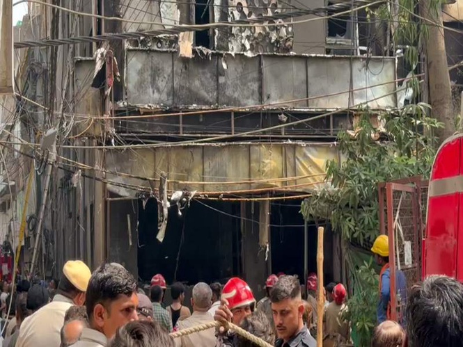 Image from: "Owner Lovkesh Bajaj claims no direct management, says operations were handled by 'other person' in Malviya Nagar fire": Sources