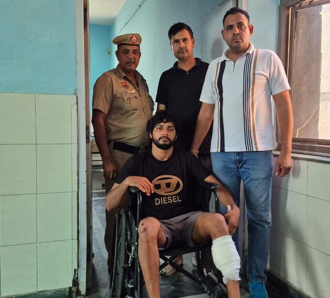 Image from: Rs 5,000 reward fugitive involved in 17 cases held after encounter