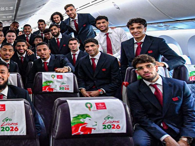 Image from: Morocco team arrives in US ahead of FIFA World Cup campaign