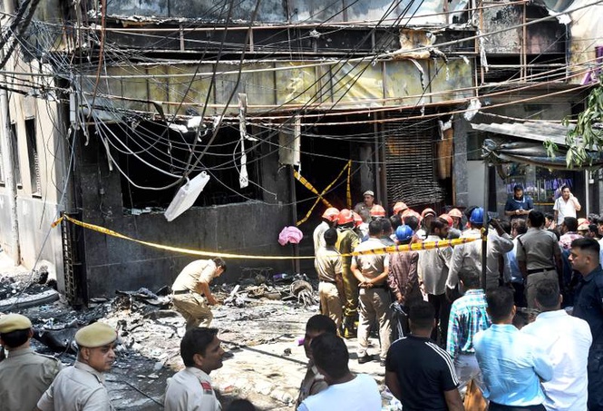 Image from: Malviya Nagar fire: B&B owner ‘admits’ no fire NOC, says another person handled operations