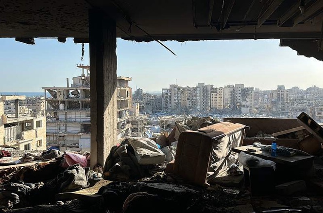 Image from: Palestinian officials: At least nine killed in Israeli strikes on Gaza