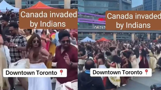 Image from: ‘Canada has turned into an Indian colony’: Toronto festival video sparks online debate