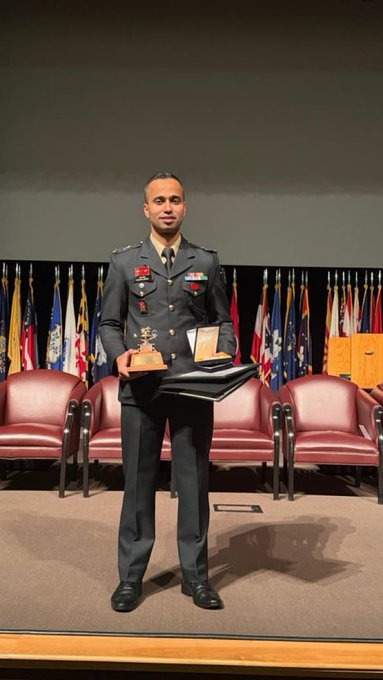Image from: Indian Army’s Major Prabhat Mishra wins 2 awards at US Army’s advanced training course