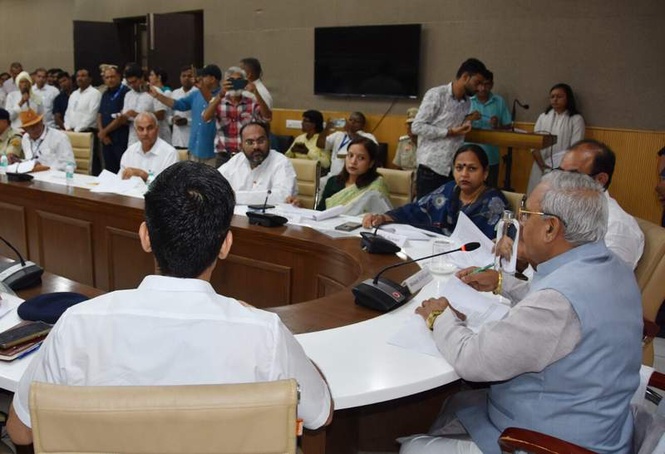 Image from: Minister Gangwa reviews development works, redresses grievances in Rewari