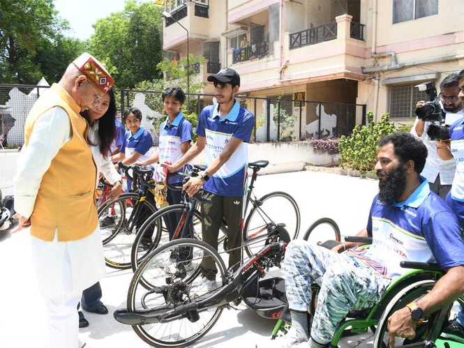 Image from: Differently-abled athletes inspire society by turning challenges into opportunities: Telangana Governor Shiv Pratap Shukla