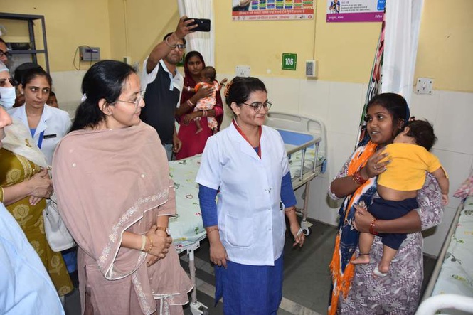 Image from: Haryana child rights panel chairperson reviews healthcare, welfare facilities in Kaithal